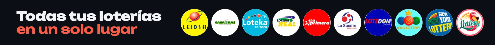 Todas tus loterías en un solo lugar